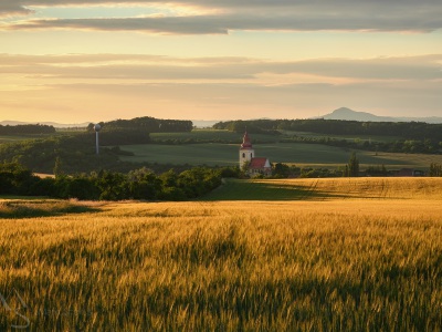 Landscape around Kostomlaty pod Ripem - Krajina okolo Kostomlat pod Řípem